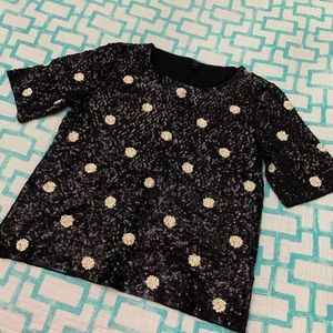 J. Crew Sequins Top